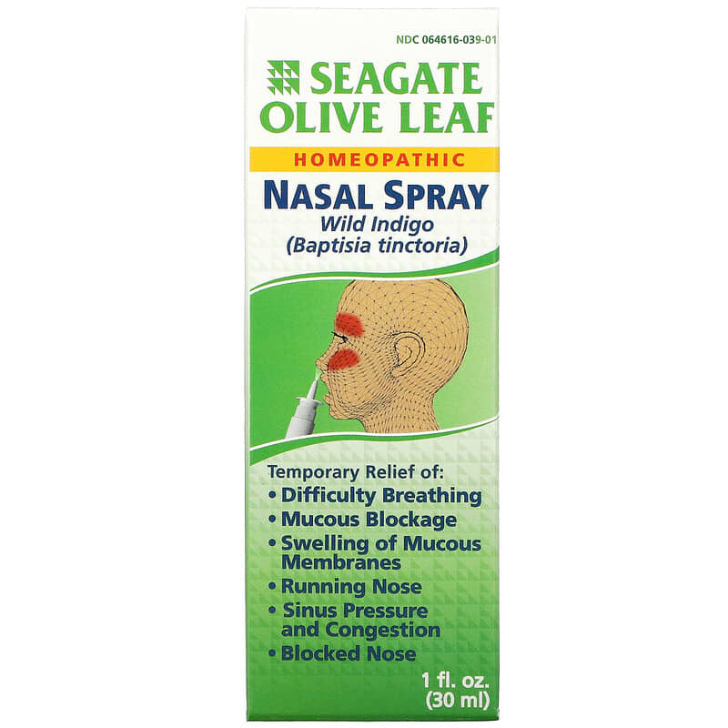 Seagate Olive Leaf Nasal Spray 1 fl oz (30 ml) 19277000415