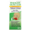 Seagate Olive Leaf Throat Spray Raspberry Spearmint 1 fl oz (30 ml) 19277000408