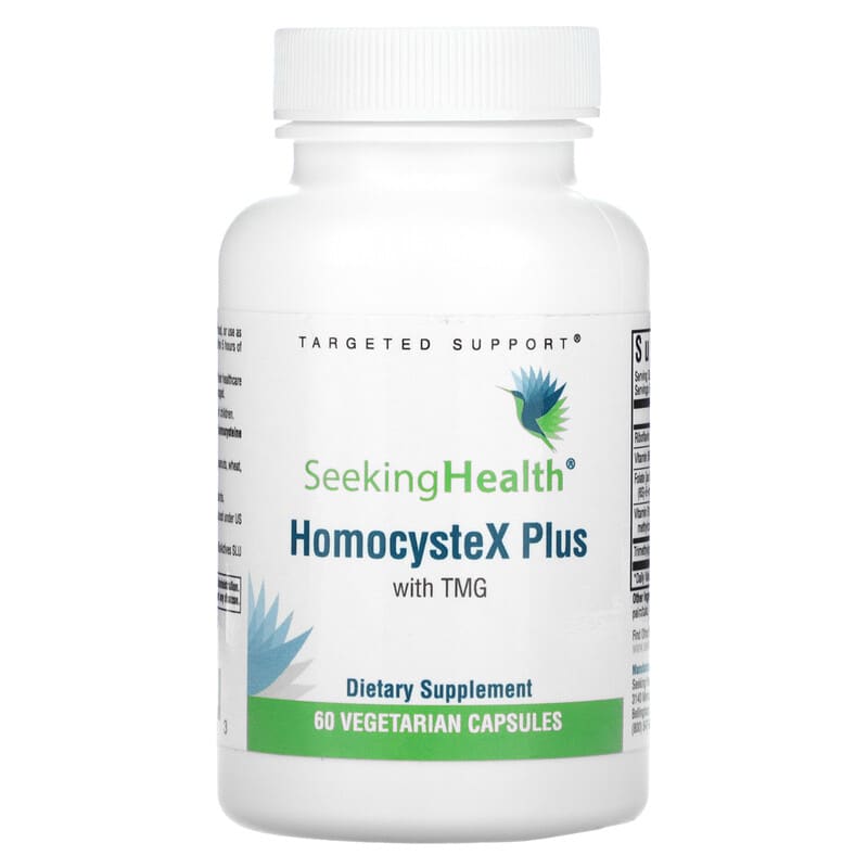 Seeking Health HomocysteX Plus 60 Vegetarian Capsules 810007520483