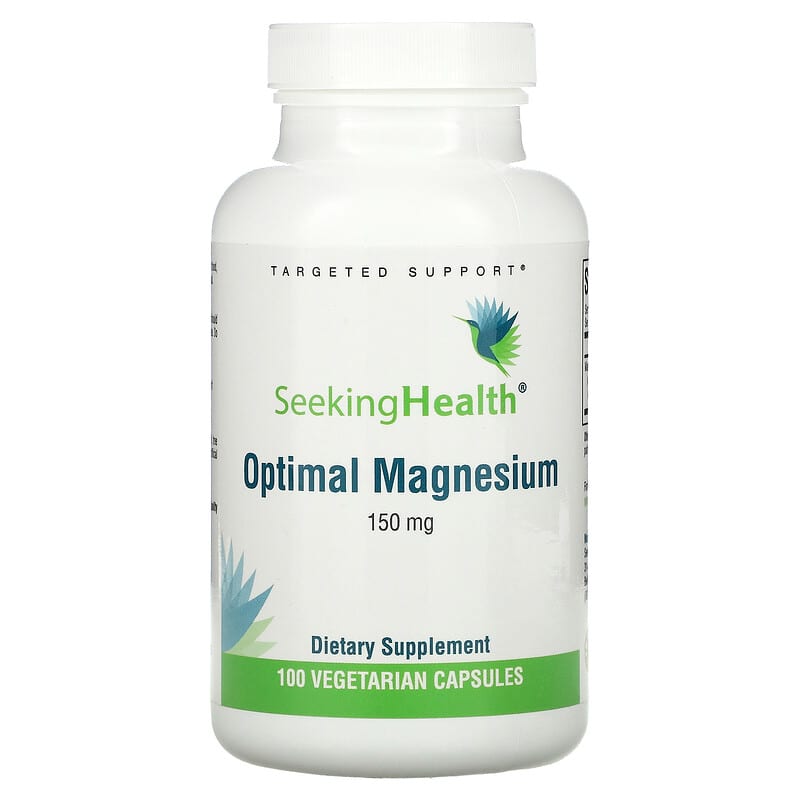 Seeking Health Optimal Magnesium 150 mg 100 Vegetarian Capsules 810007520643