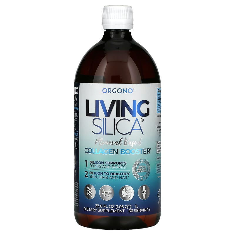 Silicium Laboratories LLC Orgono Living Silica Collagen Booster 33.8 fl oz (1 L) 45914998944
