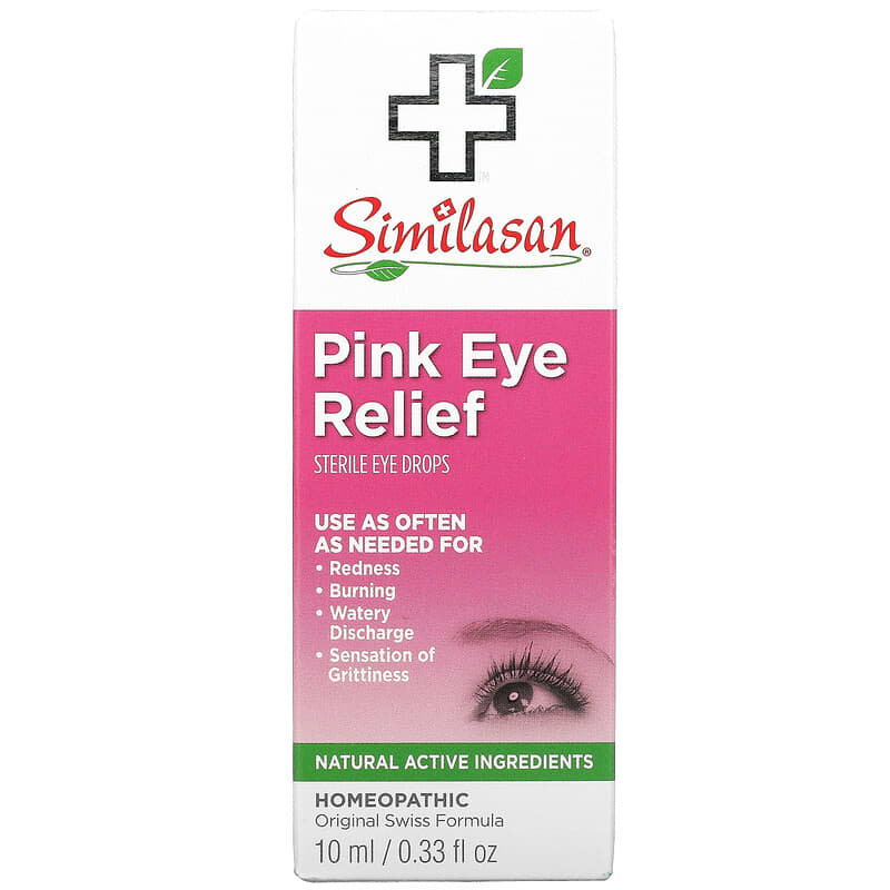 Similasan Pink Eye Relief Sterile Eye Drops 0.33 fl oz (10 ml) 94841300344