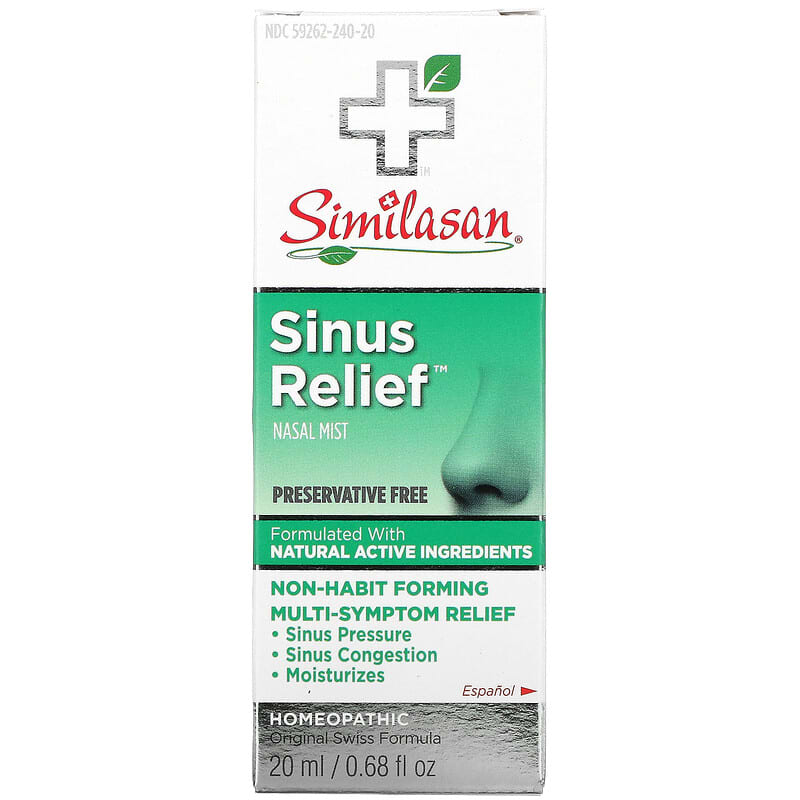 Similasan Sinus Relief Nasal Mist 0.68 fl oz (20 ml) 94841254166