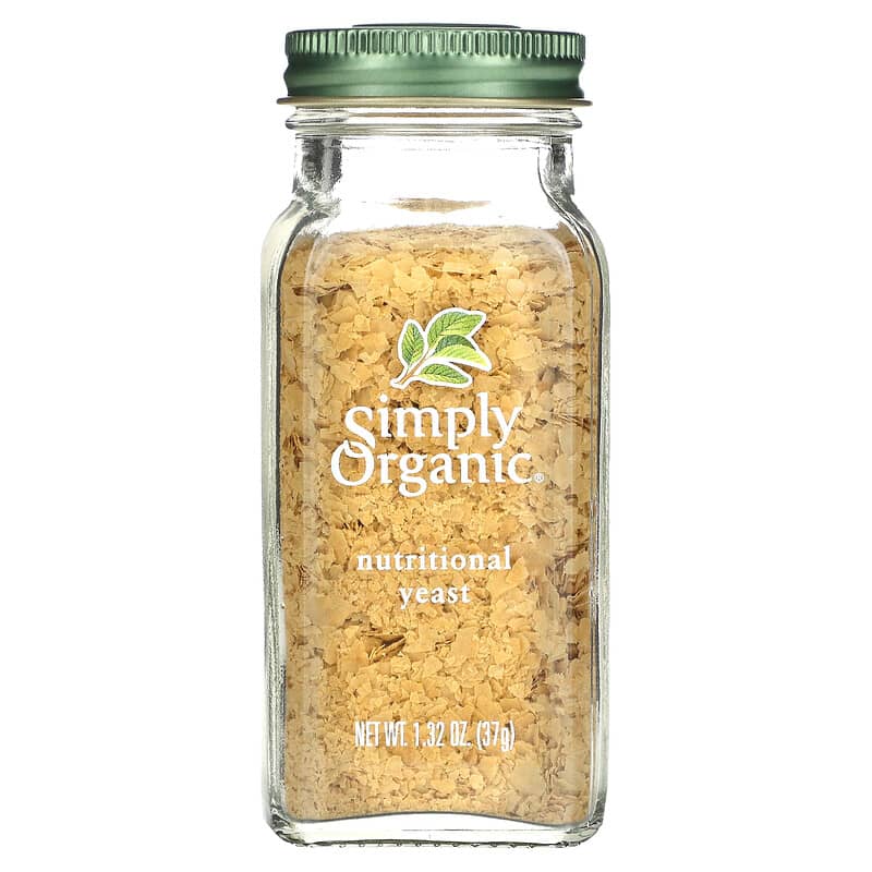 Simply Organic Organic Nutritional Yeast 1.32 oz (37 g) 89836195609
