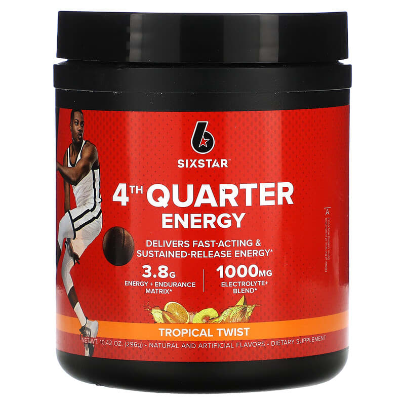 Six Star 4th Quarter Energy Tropical Twist 10.42 oz (296 g) 631656717006