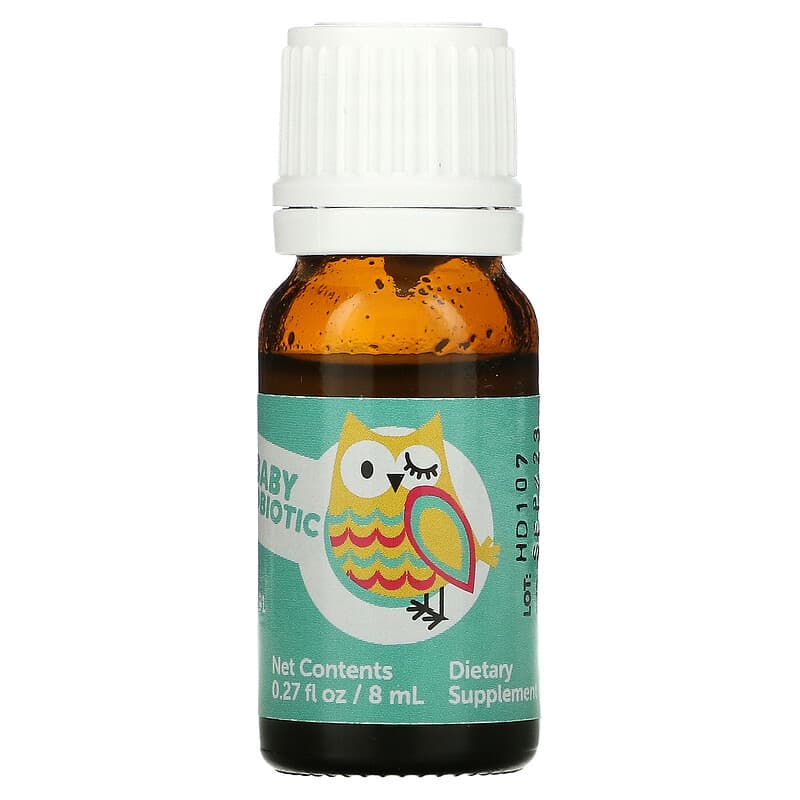 SmartyPants, Baby Probiotic, 0-24 Months, Unflavored, 0.27 fl oz (8 ml) 817053023456