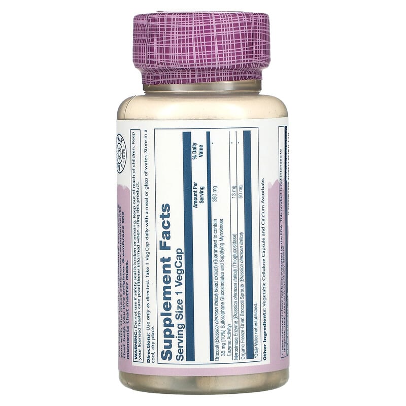 Solaray, Activated Broccoli, Vital Extracts, 350 mg, 30 VegCaps 76280282467