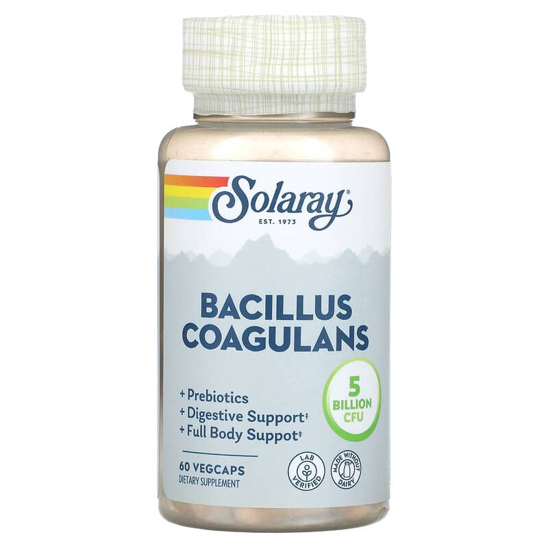 Solaray Bacillus Coagulans 2.5 Billion 60 VegCaps 76280731767