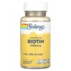 Solaray Biotin 5,000 mcg 60 VegCaps 76280435467