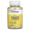 Solaray Cal-Mag Citrate with Vitamin D-2 2:1 Ratio 90 VegCaps 76280045260