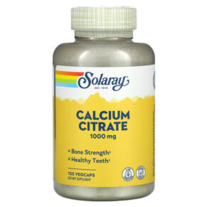 Solaray Calcium Citrate 250 mg 120 VegCaps 76280045857