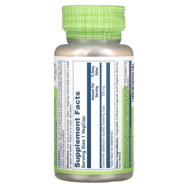 Solaray, Chamomile, 350 mg , 100 VegCaps 76280011609