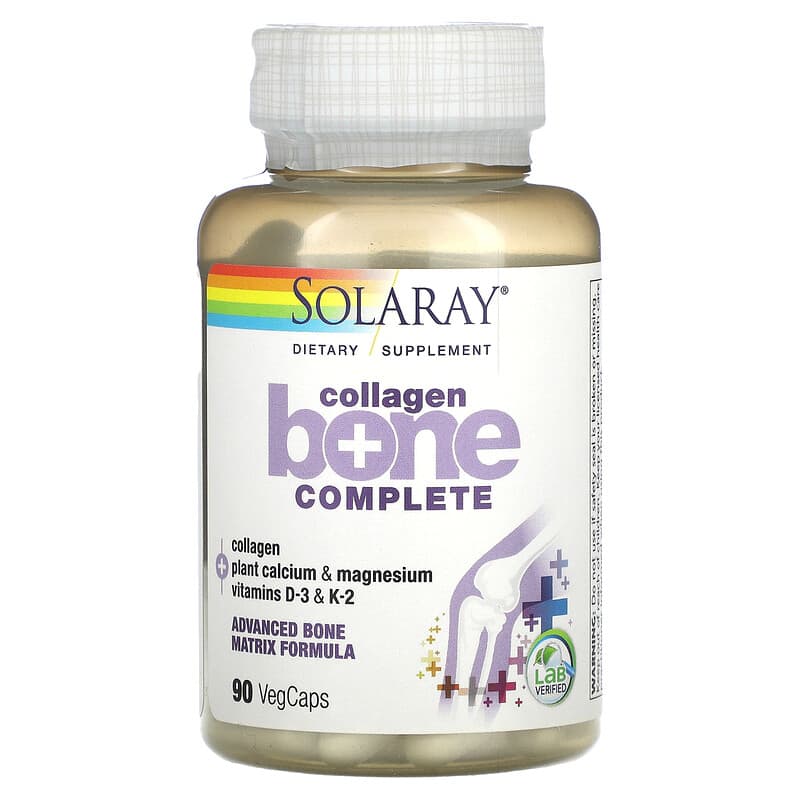 Solaray, Collagen Bone Complete, Advanced Bone Matrix Formula, 90 VegCaps 76280664560