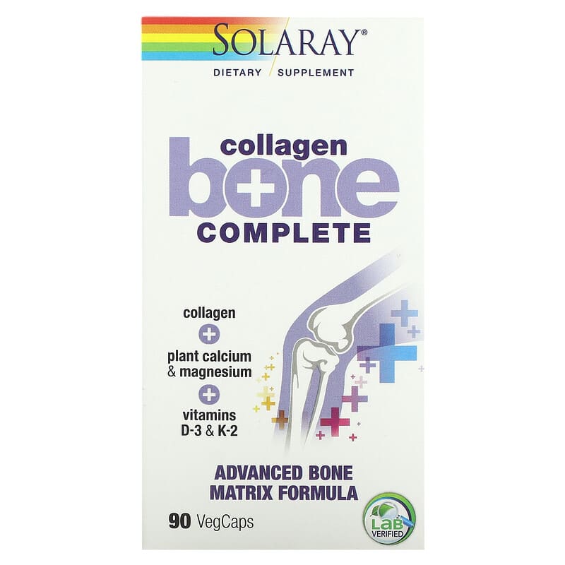 Solaray Collagen Bone Complete Advanced Bone Matrix Formula 90 VegCaps 76280664560