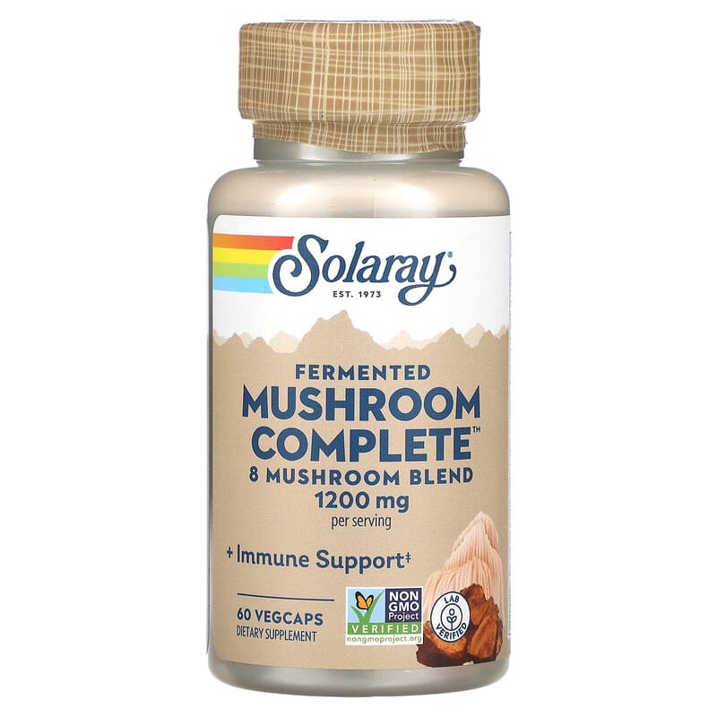 Solaray Fermented Mushroom Complete 600 mg 60 VegCaps 76280953794