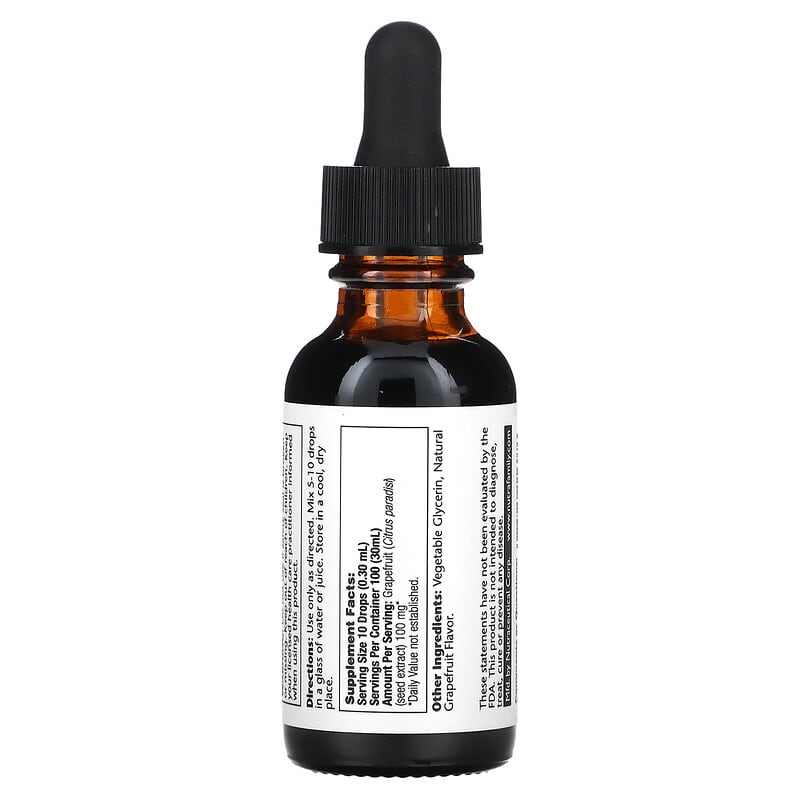 Solaray, Grapefruit Seed Extract, 100 mg, 1 fl oz (30 ml) 76280116076