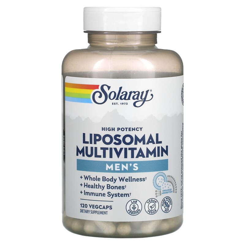 Solaray High Potency Men's Liposomal Multivitamin 120 VegCaps 76280700657