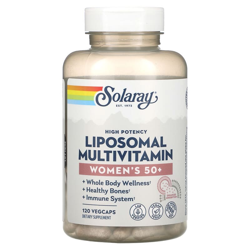 Solaray High Potency Women's 50+ Liposomal Multivitamin 120 VegCaps 76280154832