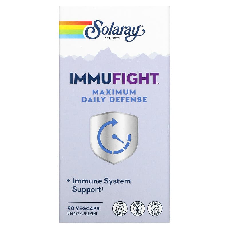 Solaray ImmuFight Maximum Daily Defense 90 VegCaps 76280146714
