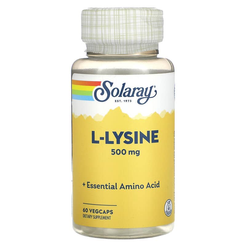 Solaray L-Lysine 500 mg 60 VegCaps 76280049404