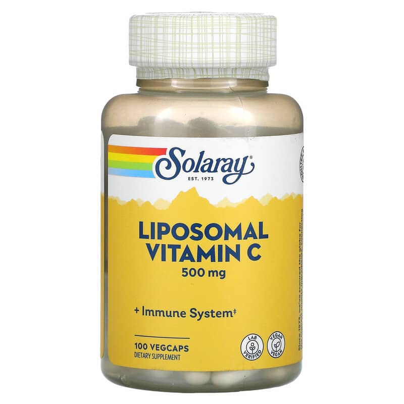 Solaray Liposomal Vitamin C 500 mg 100 VegCaps 76280574197