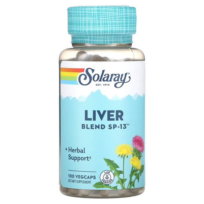 Solaray Liver Blend SP-13 100 VegCaps 76280021301
