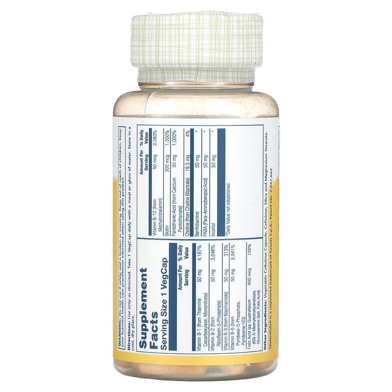 Solaray, Methyl B-Complex 50, 60 VegCaps 76280599121