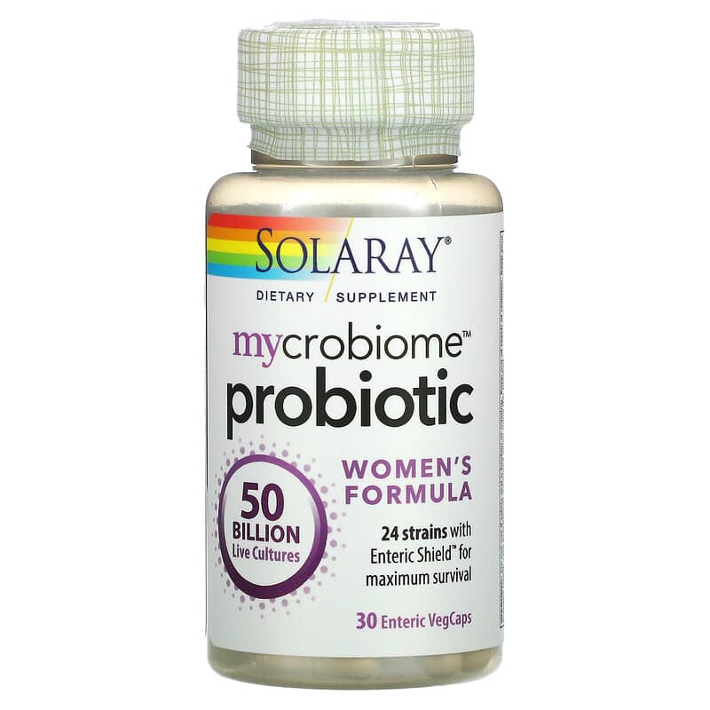 Solaray, Mycrobiome Probiotic, Women's Formula, 50 Billion, 30 Enteric VegCaps 76280737202