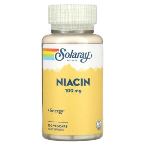 Solaray Niacin 100 mg 100 VegCaps 76280043594