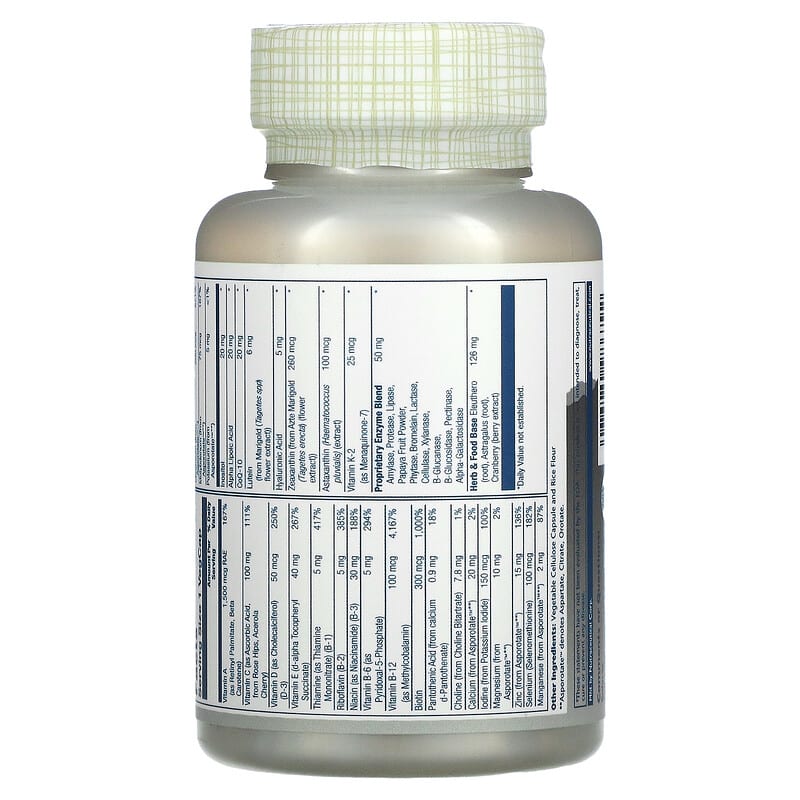 Solaray, Once Daily, Adult 50+ Multivitamin,  90 VegCaps 76280986792