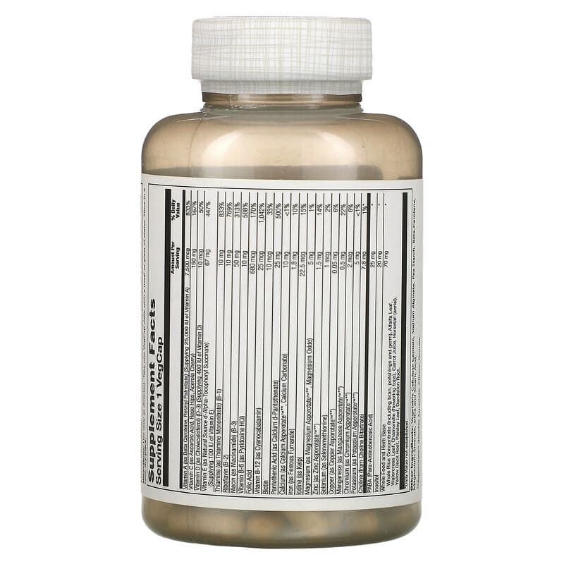 Solaray, Once Daily, High Energy Multivitamin, Timed Release, 120 VegCaps 76280109016