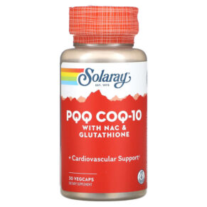 Solaray PQQ CoQ-10 with NAC & Glutathione 30 VegCaps 76280365108