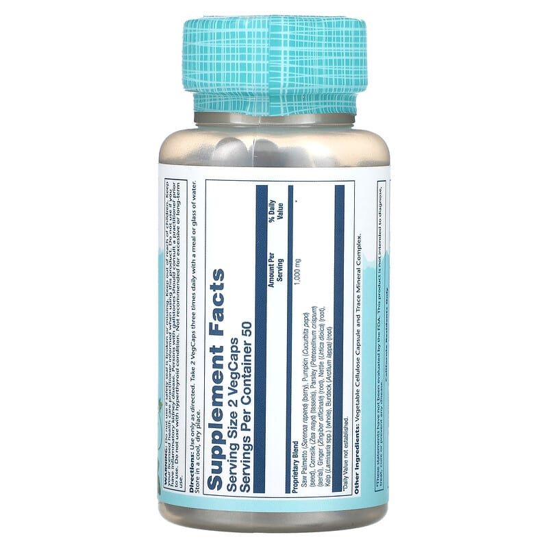 Solaray, Prostate Blend SP-16 , 100 VegCaps 76280021608