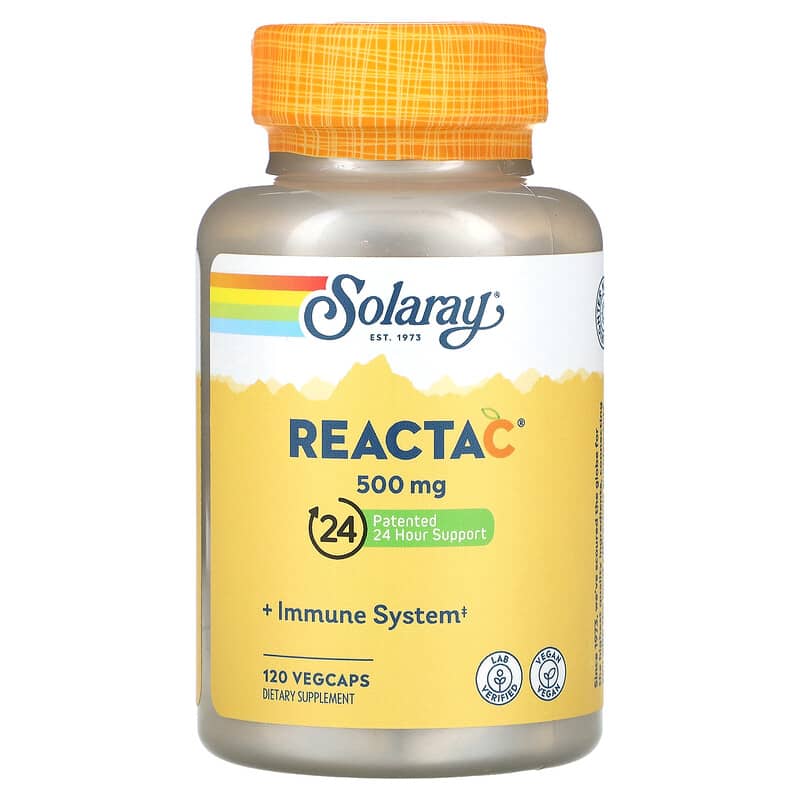 Solaray Reacta-C 500 mg 120 VegCaps 76280610741