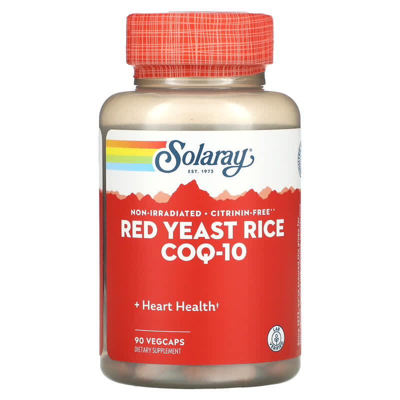 Solaray Red Yeast Rice CoQ-10 90 VegCaps 76280121551