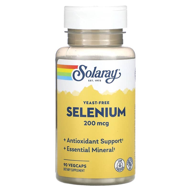 Solaray Selenium 200 mcg 90 VegCaps 76280046786