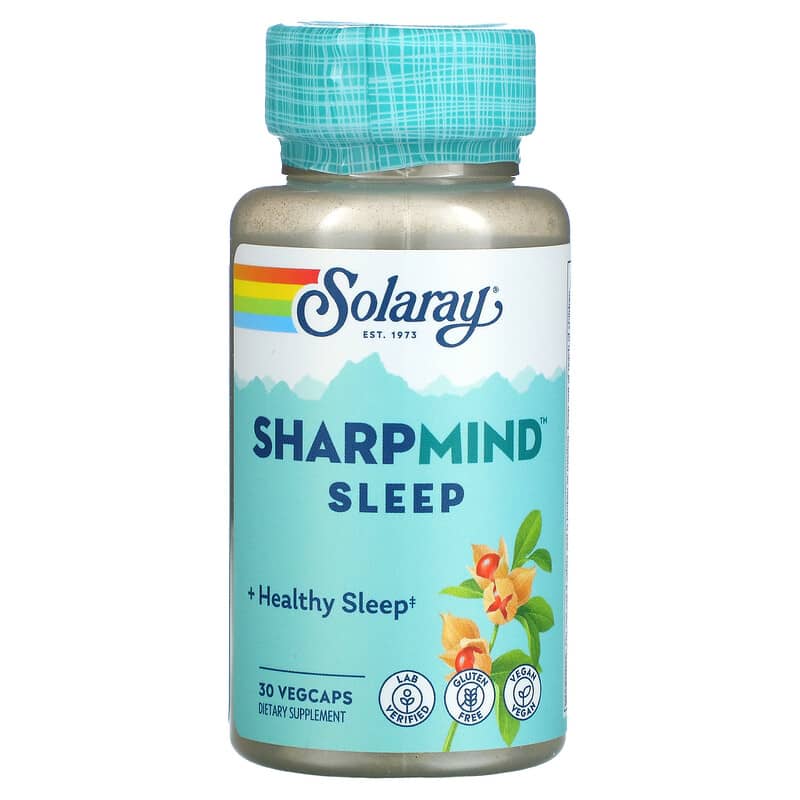 Solaray, SharpMind Sleep, 30 Vegcaps 76280507874