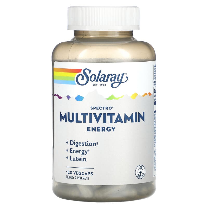Solaray Spectro Energy Multivitamin 120 VegCaps 76280262025