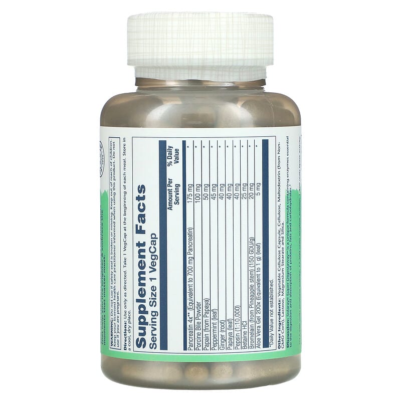 Solaray, Super Digestaway, 180 VegCaps 76280048025