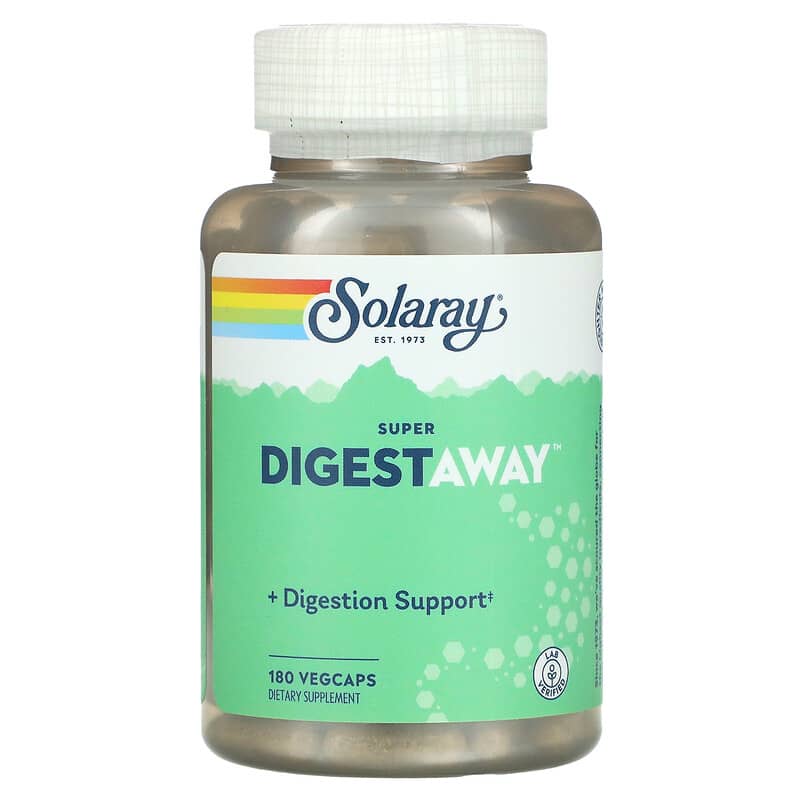 Solaray Super Digestaway 180 VegCaps 76280048025