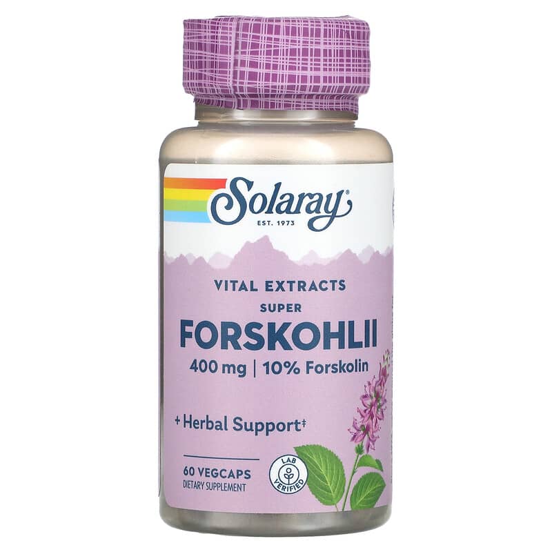 Solaray Super Forskohlii Root Extract 400 mg 60 VegCaps 76280644753