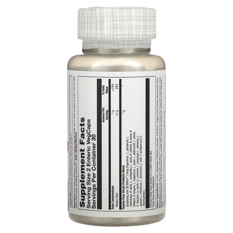 Solaray, Super Multidophilus, 15 Billion CFU, 60 Enteric Vegcaps 76280905786