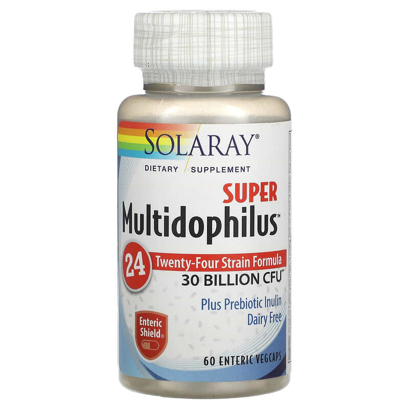 Solaray Super Multidophilus 15 Billion CFU 60 Enteric Vegcaps 76280905786