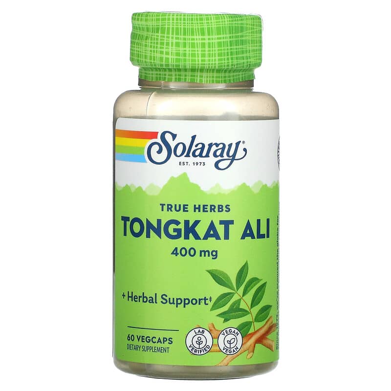 Solaray Tongkat Ali 400 mg 60 VegCaps 76280544336