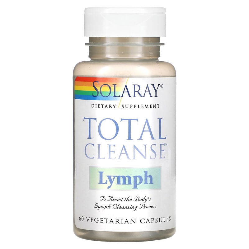 Solaray Total Cleanse Lymph 60 Vegetarian Capsules 76280083330