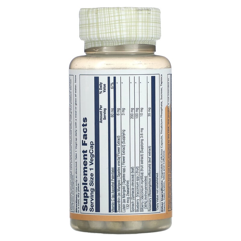 Solaray, Ultra Zeaxanthin, 6 mg, 30 VegCaps 76280106190