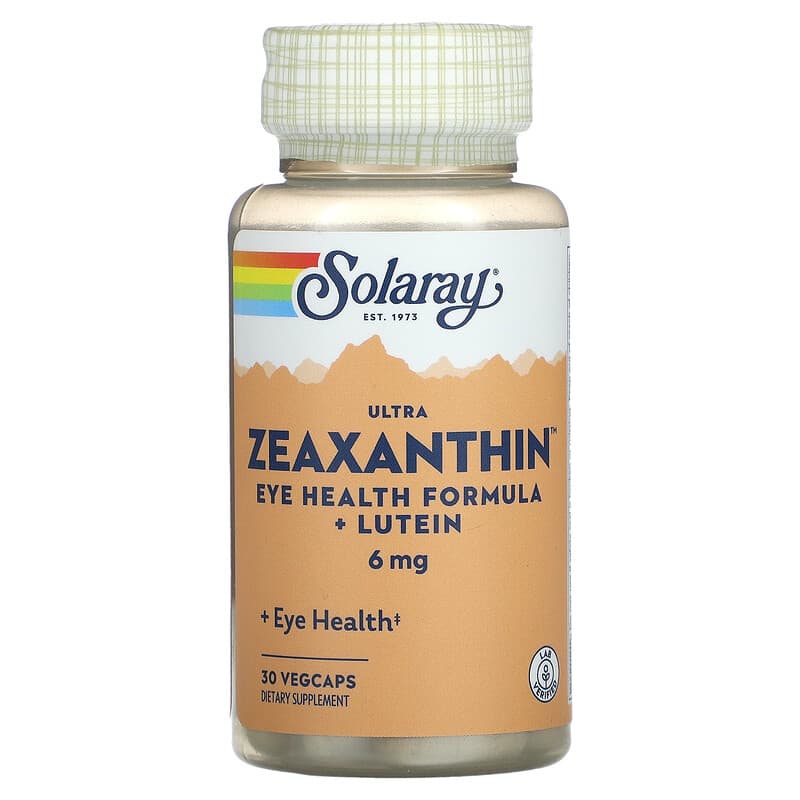 Solaray Ultra Zeaxanthin 6 mg 30 VegCaps 76280106190