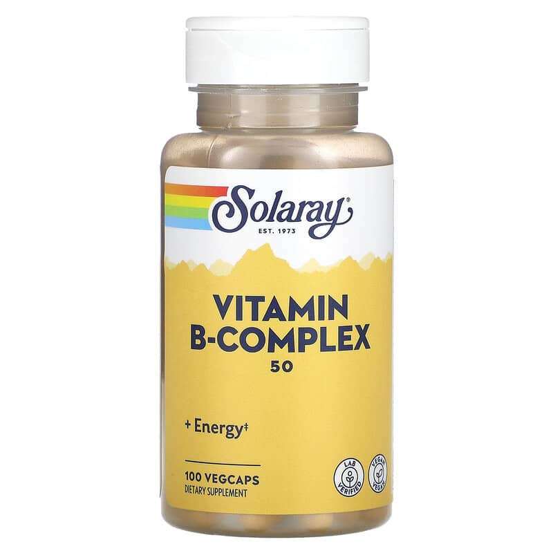 Solaray Vitamin B-Complex  50 mg 100 VegCaps 76280042719