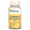 Solaray Vitamin E 268 mg 100 Softgels 76280041637
