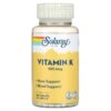 Solaray Vitamin K 100 mcg 100 Tablets 76280042122